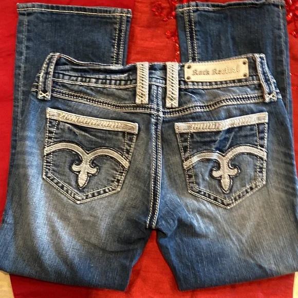 NWOT Rock Revival Alanis capri size 28 - Picture 2 of 6